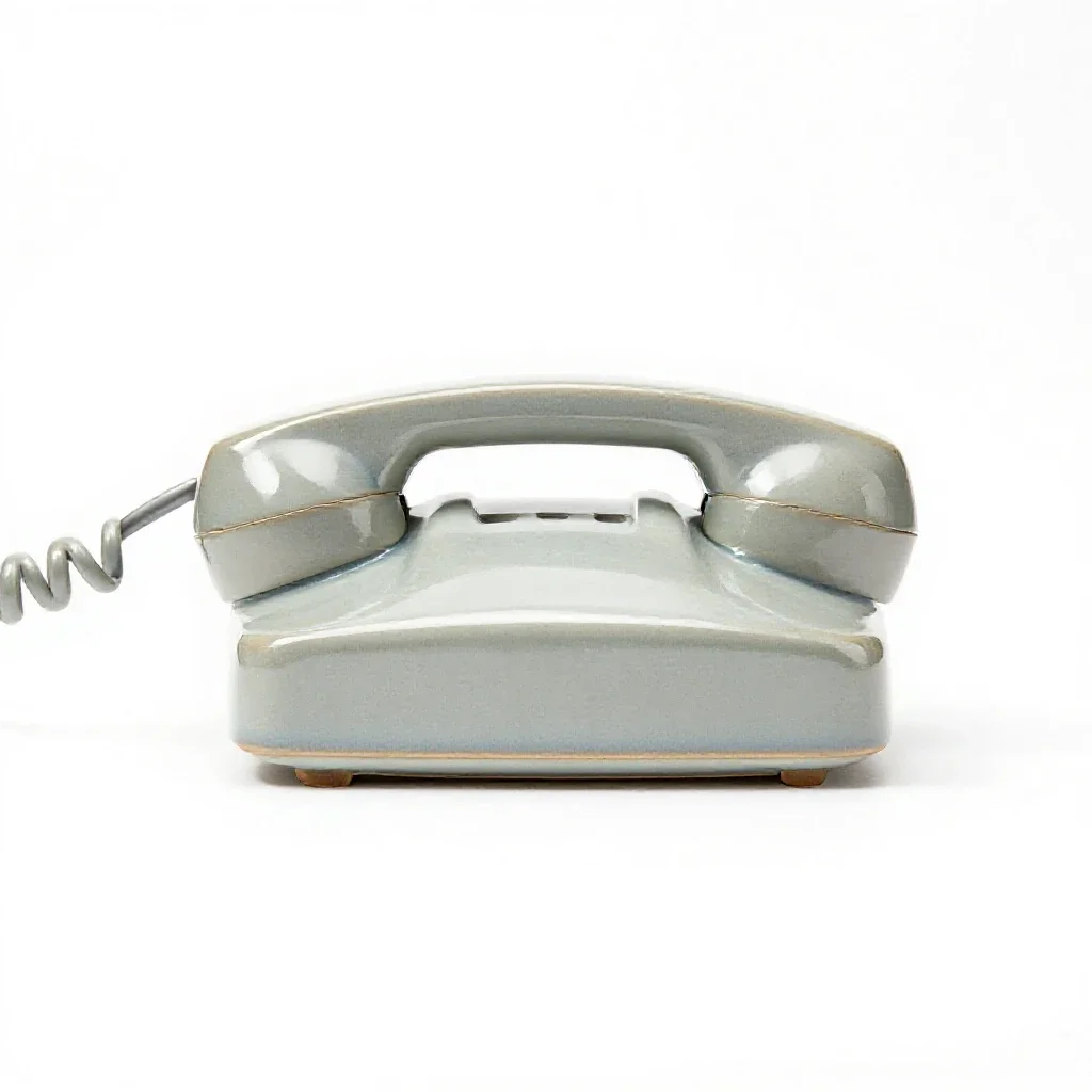 Private line isolated on a white background