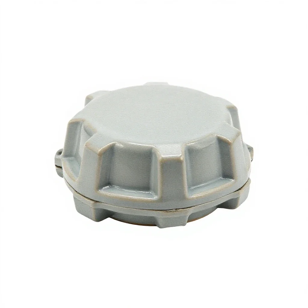 Radiator cap isolated on a white background