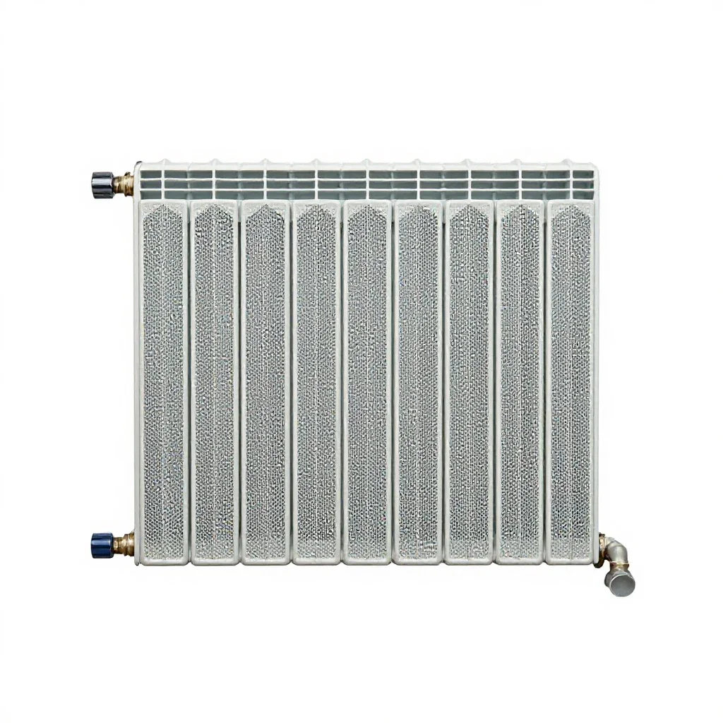 Radiator isolated on a white background