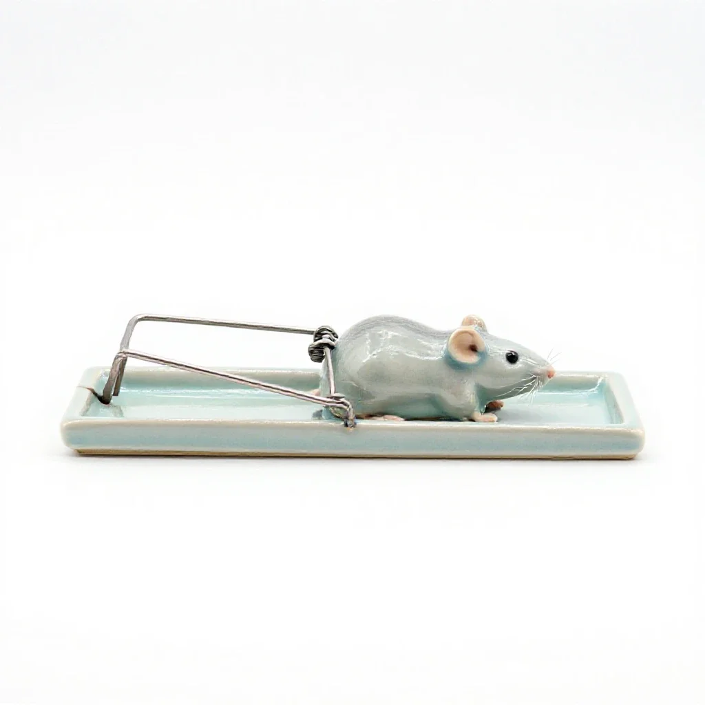 Rattrap isolated on a white background