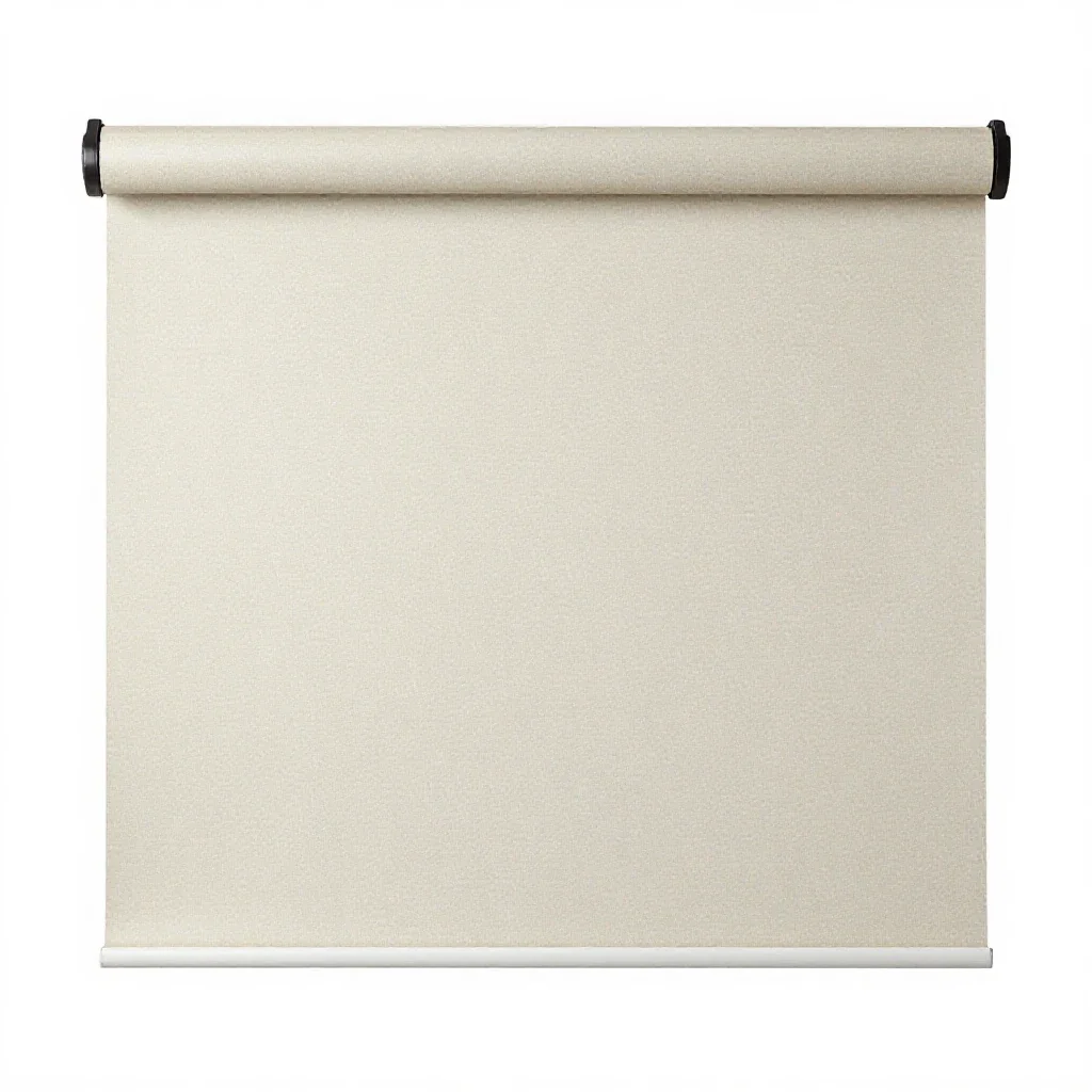 Roller blind isolated on a white background