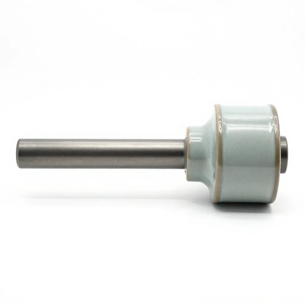 Rotating shaft isolated on a white background