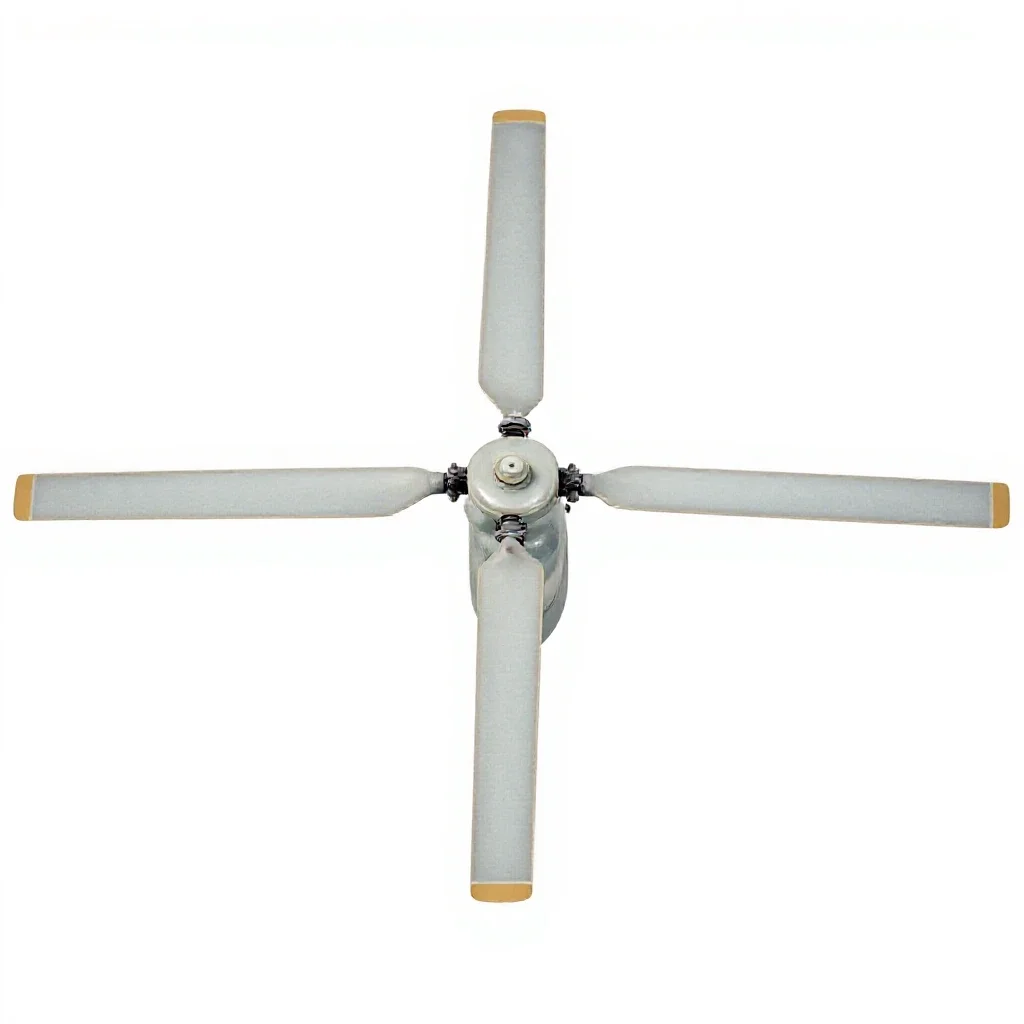 Rotor head isolated on a white background