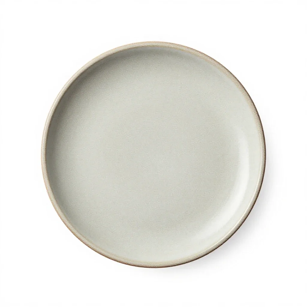 Round isolated on a white background