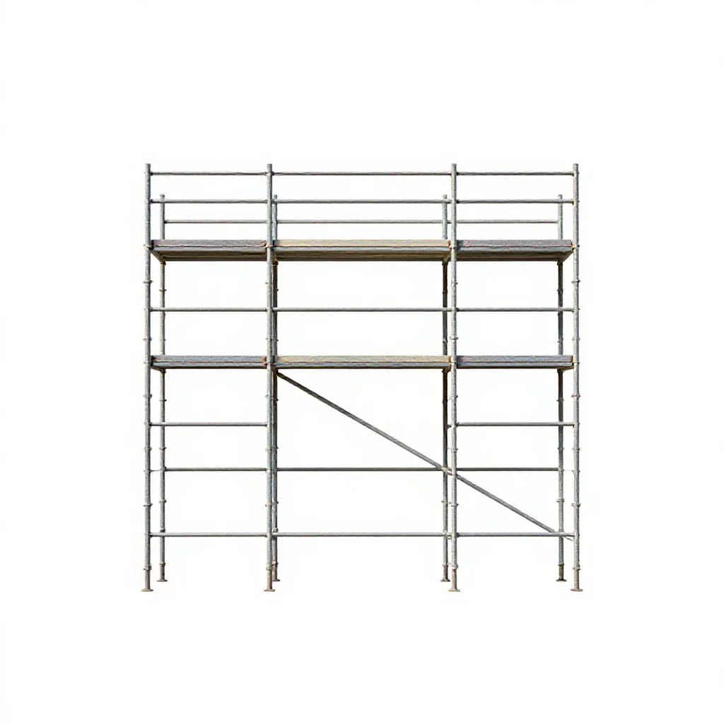 Scaffolding isolated on a white background