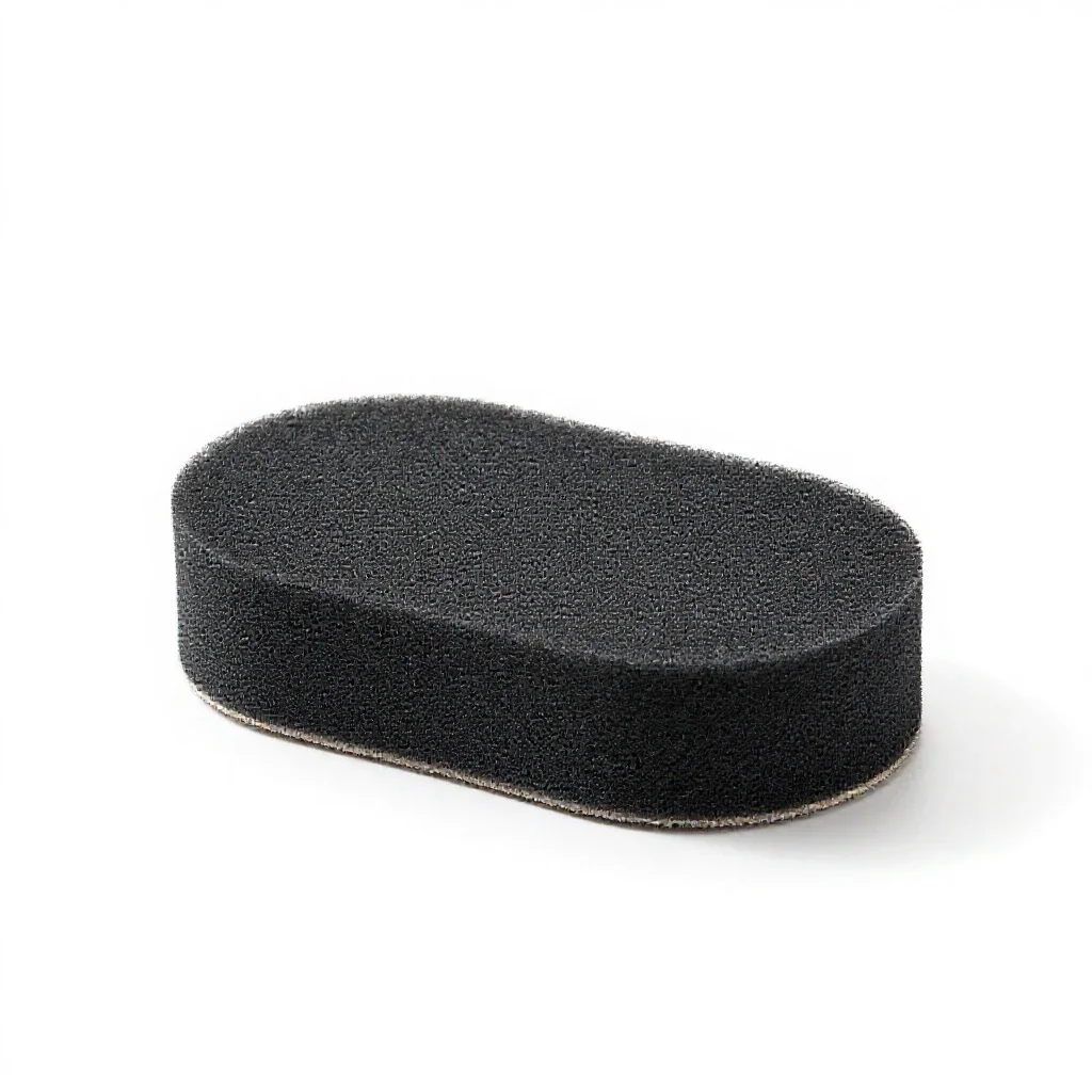 Scouring pad isolated on a white background
