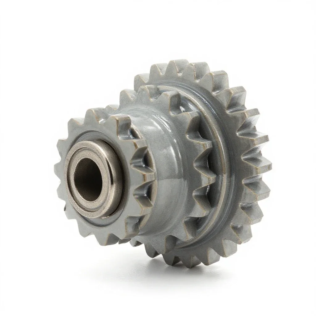 Second gear isolated on a white background