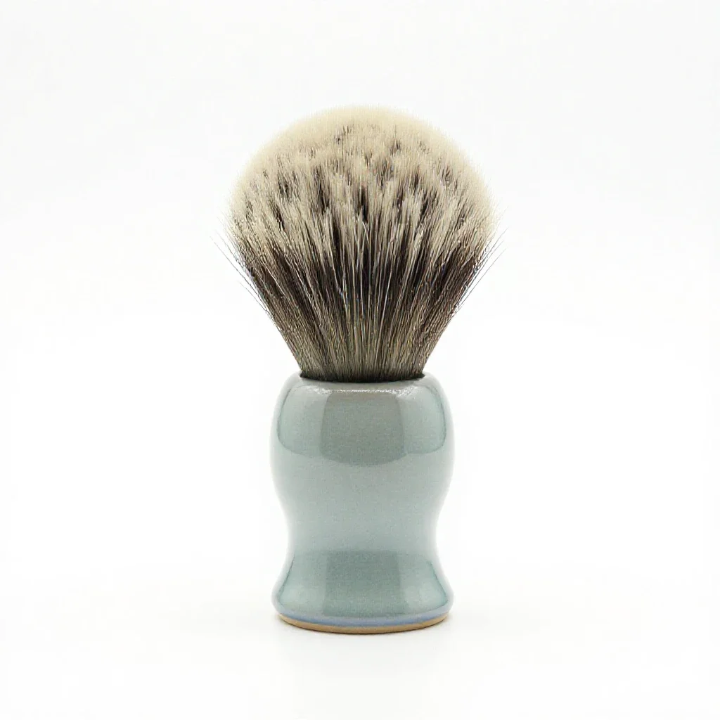 Shaving brush isolated on a white background