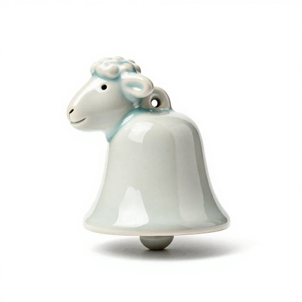 Sheep bell isolated on a white background