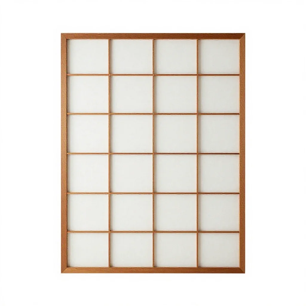 Shoji isolated on a white background