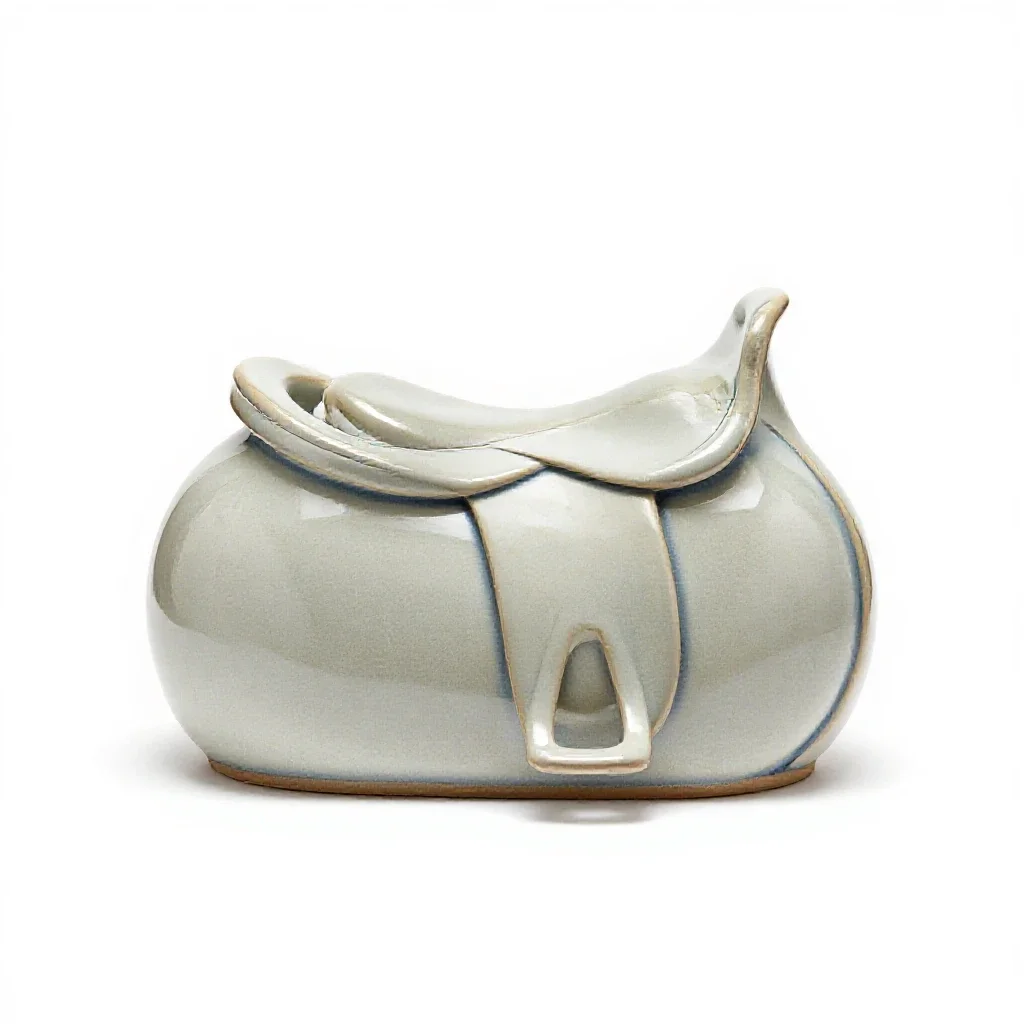 Sidesaddle isolated on a white background