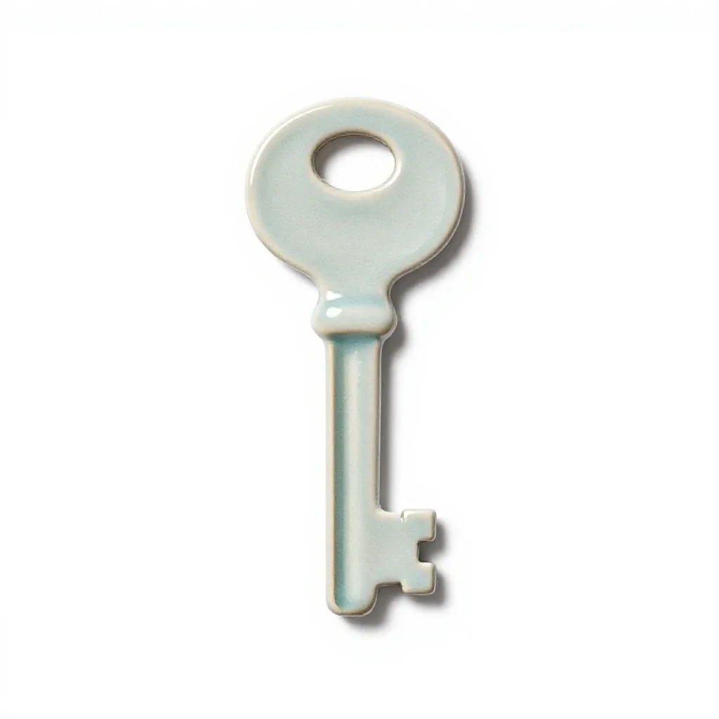 Skeleton key isolated on a white background