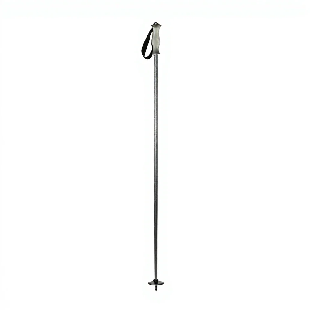 Ski pole isolated on a white background