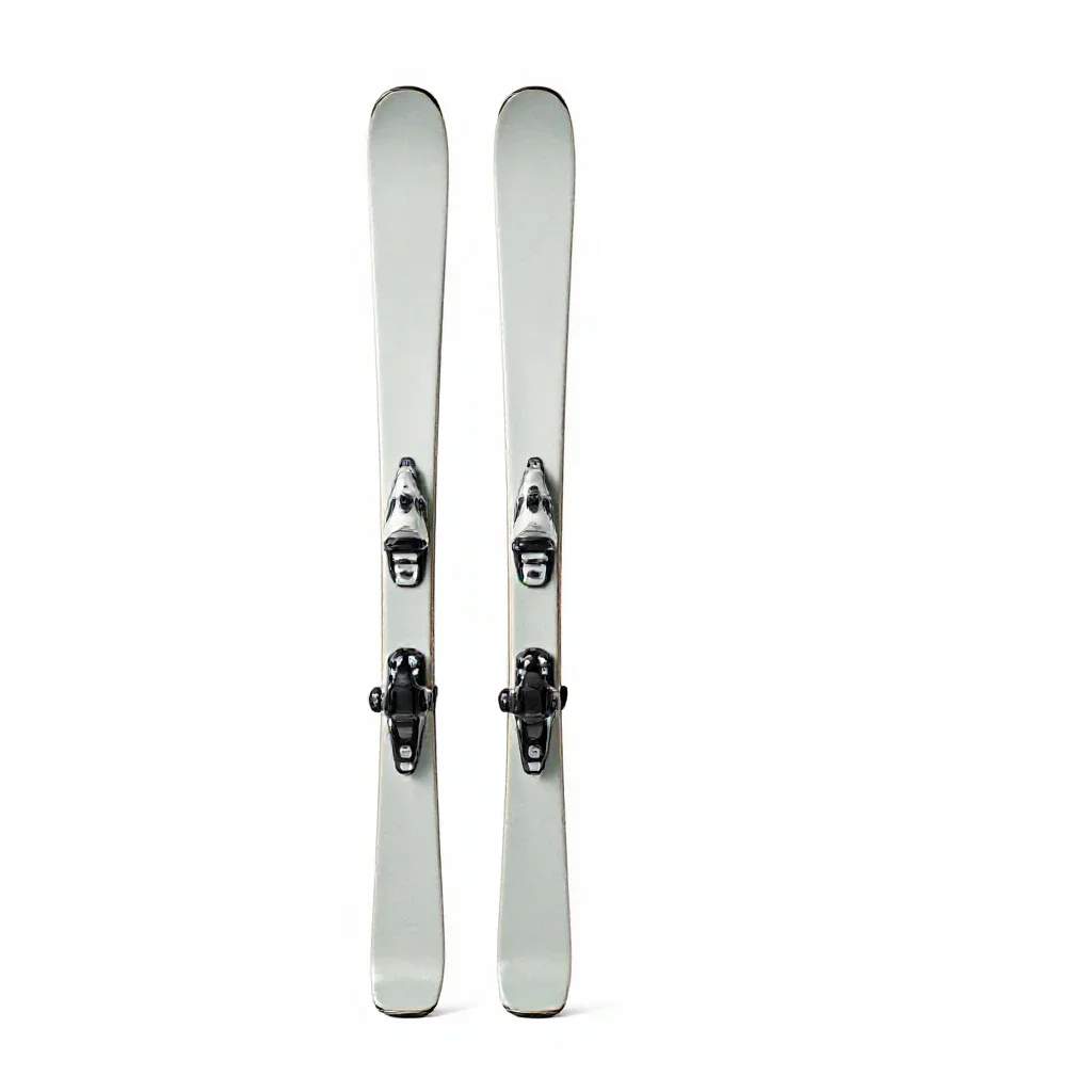 Ski isolated on a white background