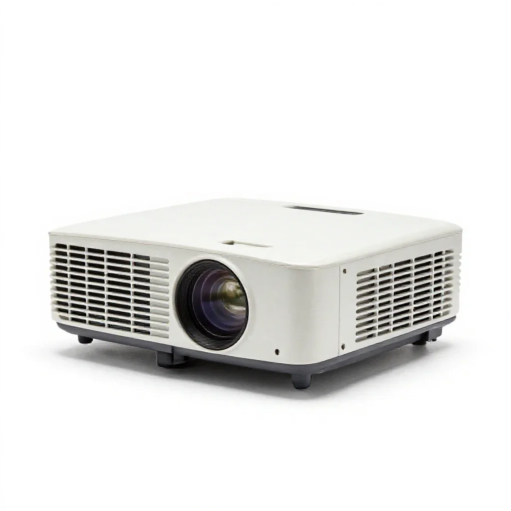 Slide projector isolated on a white background