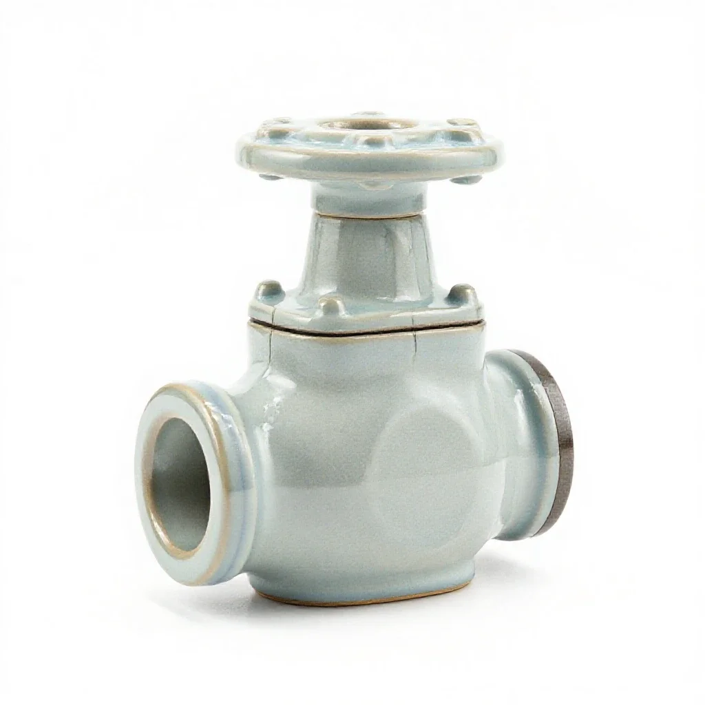 Slide valve isolated on a white background
