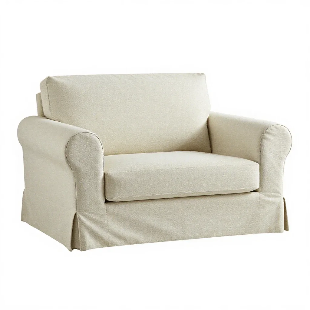 Slipcover isolated on a white background