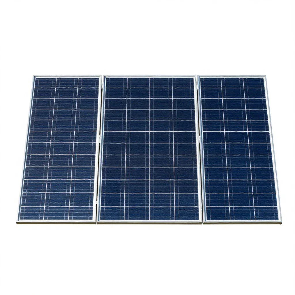 Solar array isolated on a white background