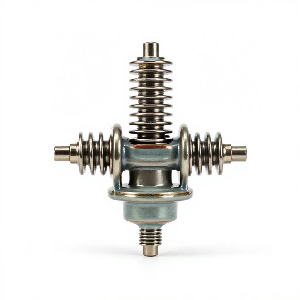 Spark coil isolated on a white background