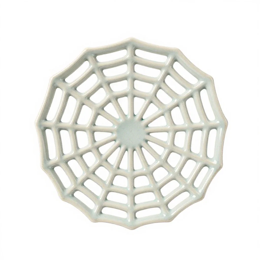 Spider web isolated on a white background