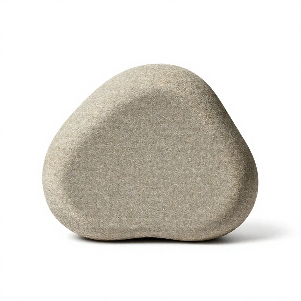 Stone isolated on a white background