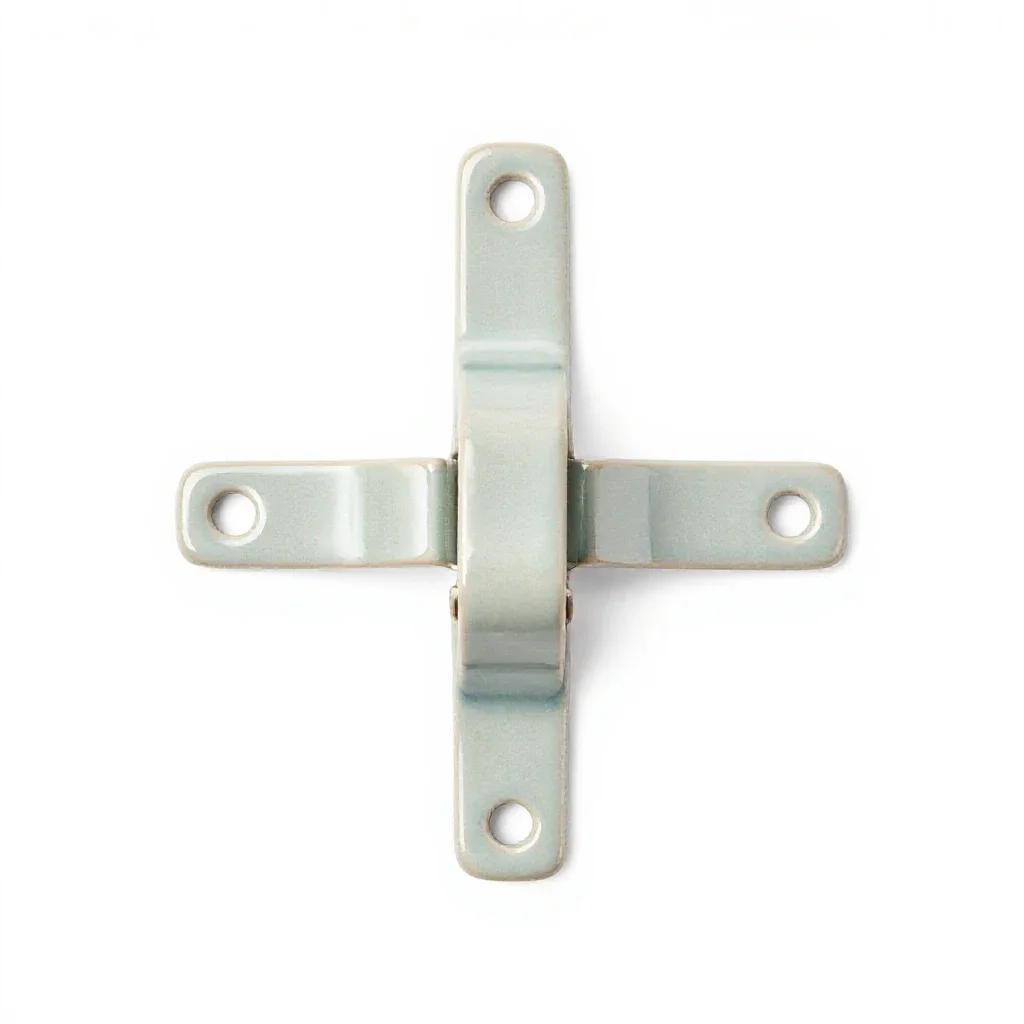 Strap hinge isolated on a white background