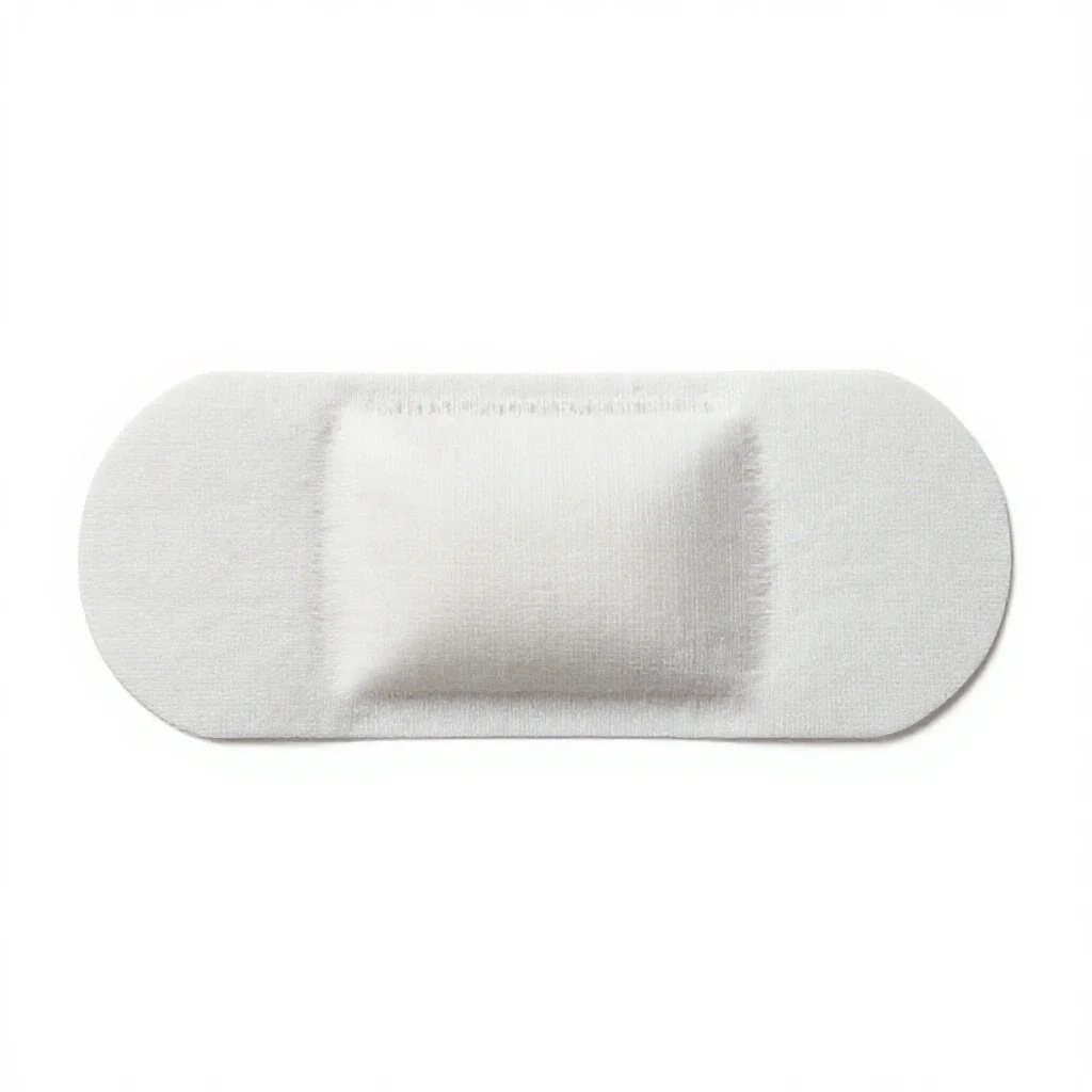 Surgical dressing isolated on a white background