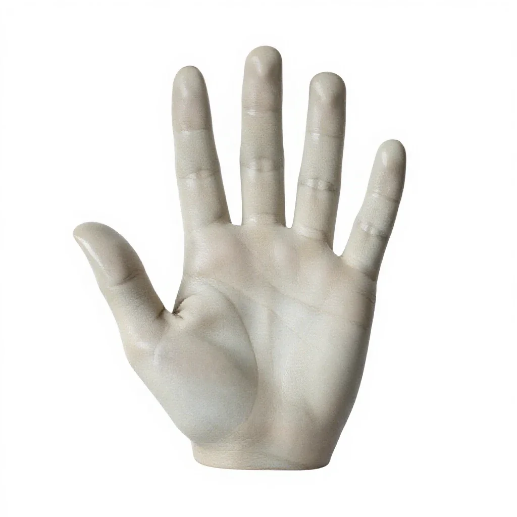 Sweep hand isolated on a white background