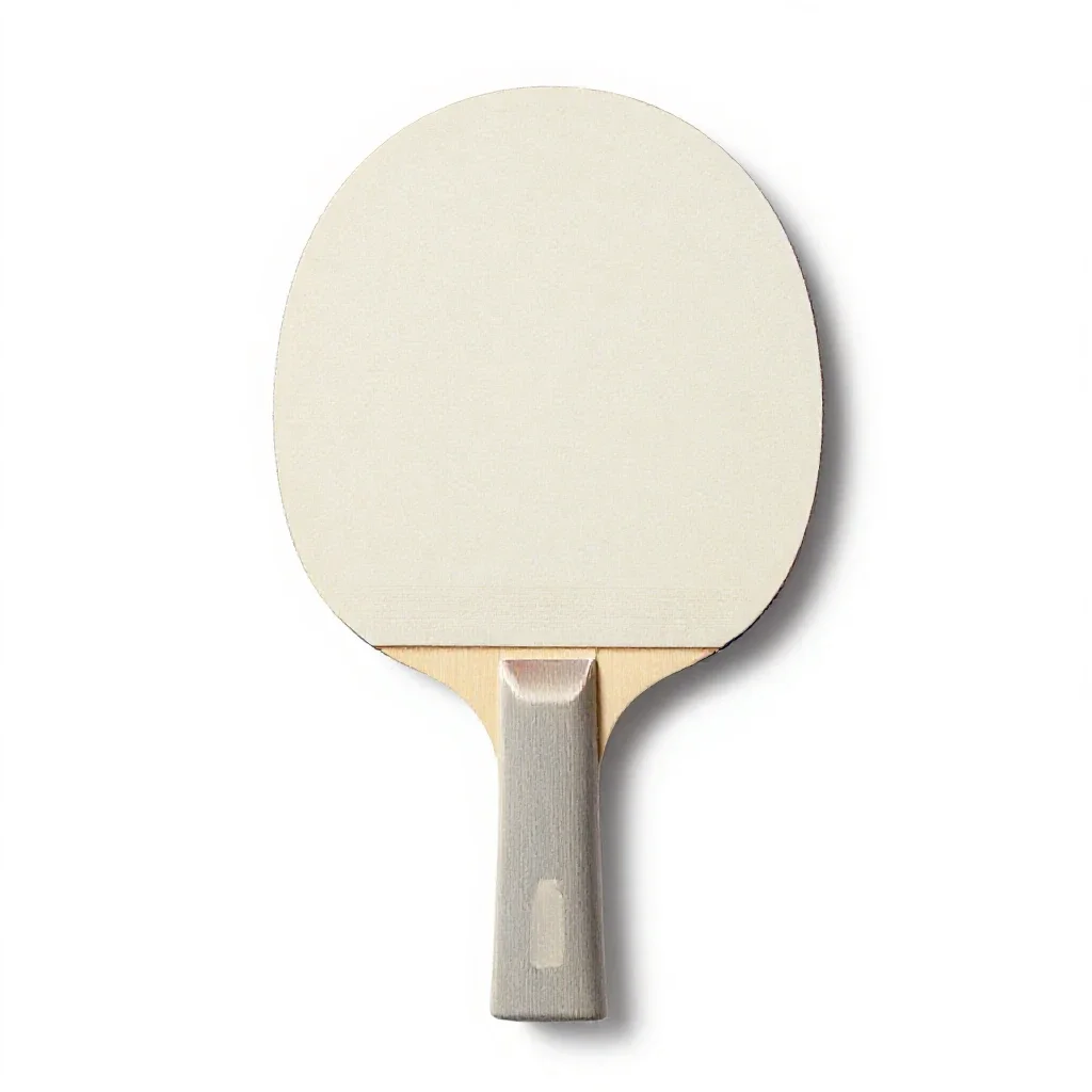 Table-tennis racquet isolated on a white background