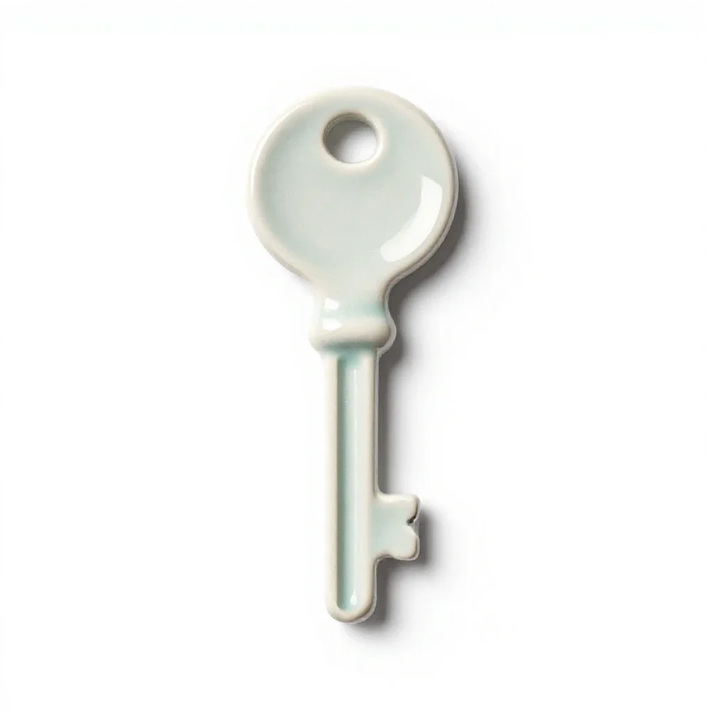 Telegraph key isolated on a white background