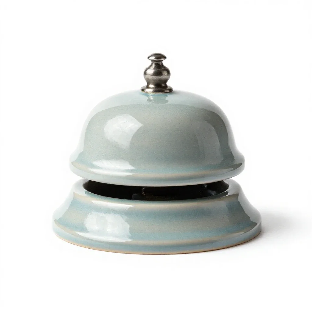 Telephone bell isolated on a white background