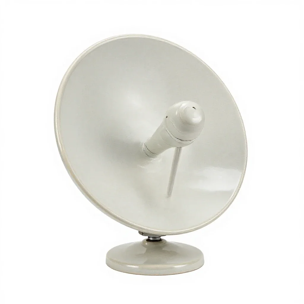 Television antenna isolated on a white background