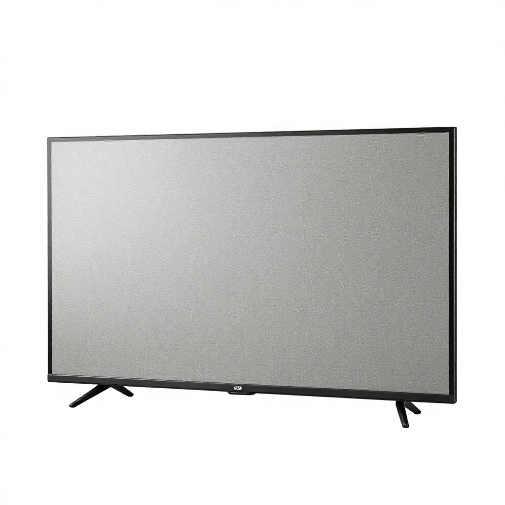 Television isolated on a white background
