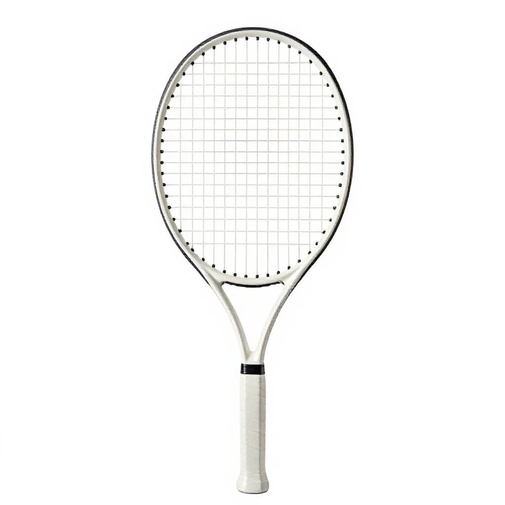 Tennis racket isolated on a white background