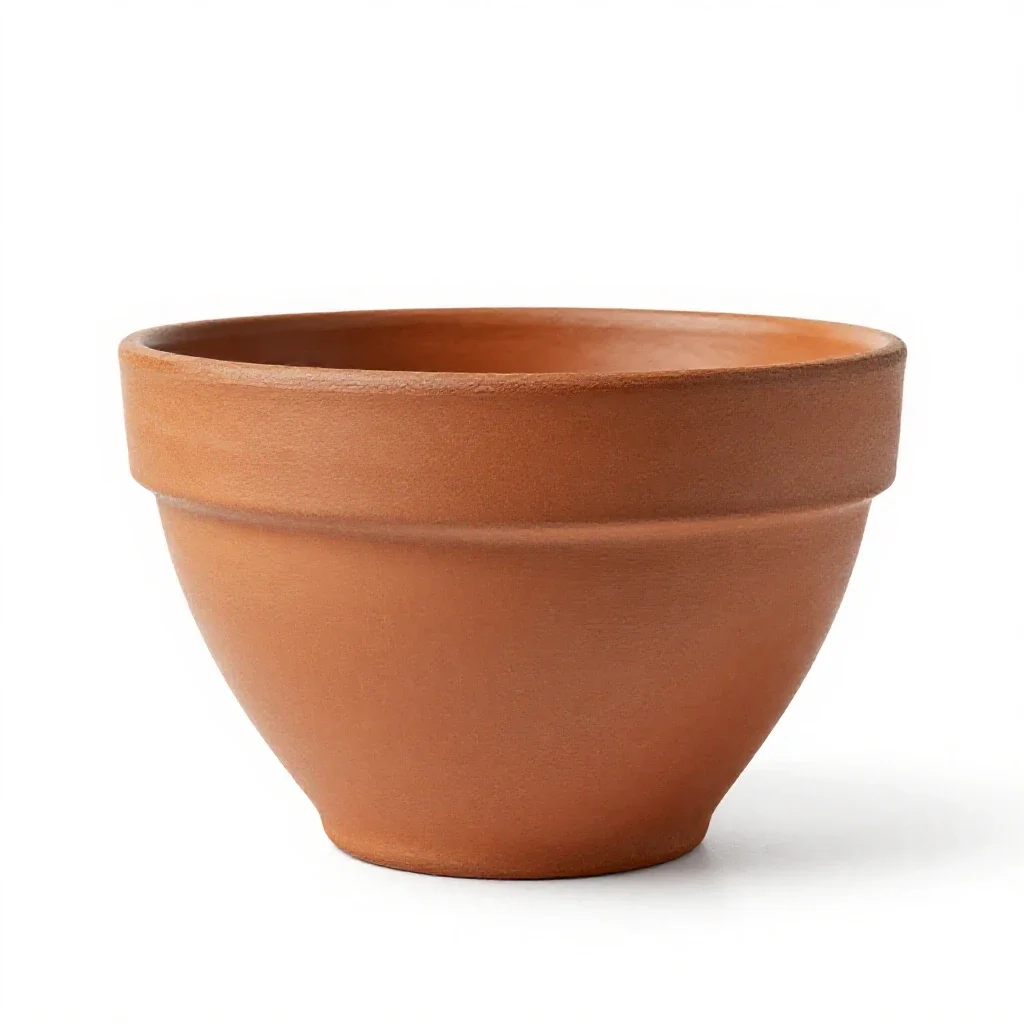Terra cotta isolated on a white background