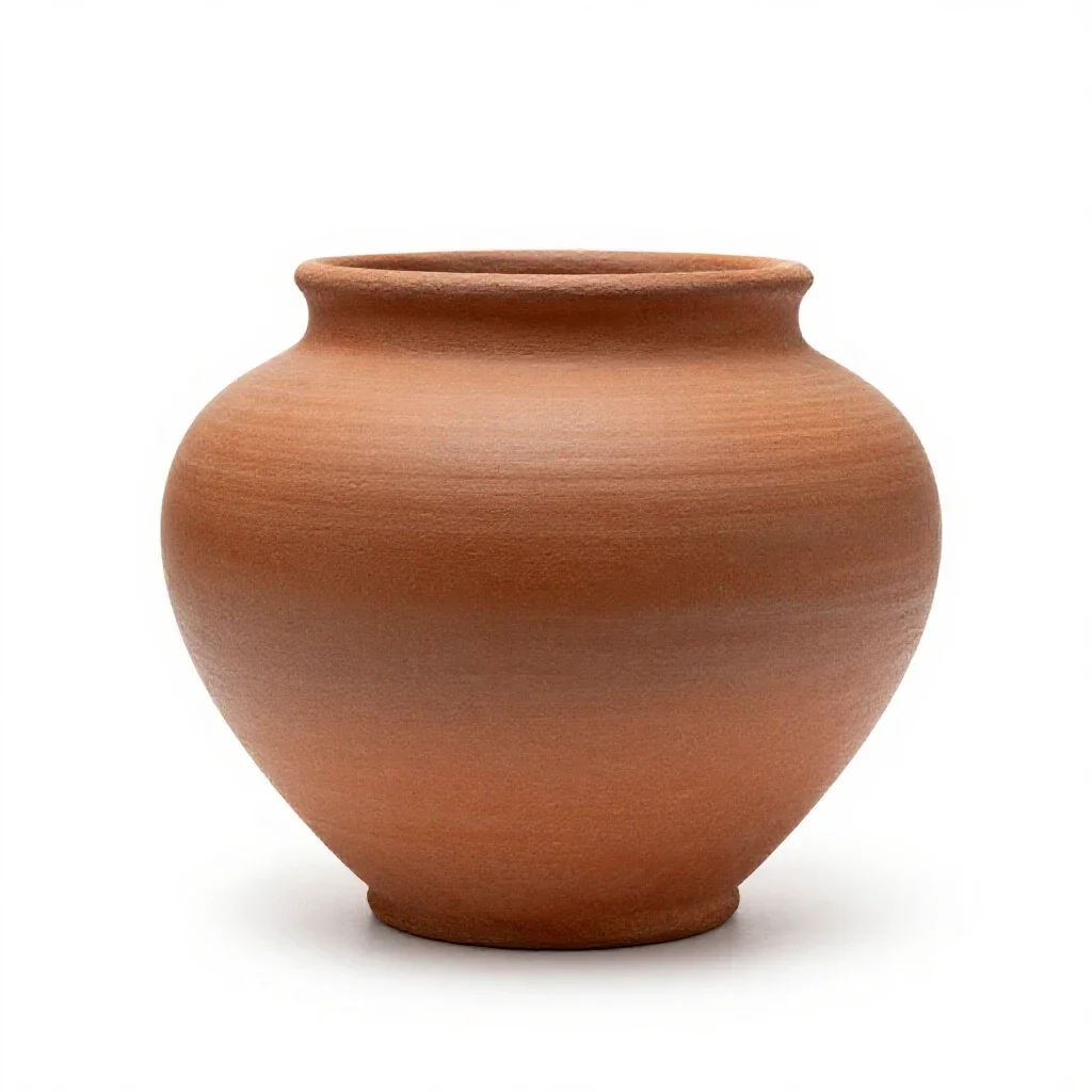 Terra sigillata isolated on a white background