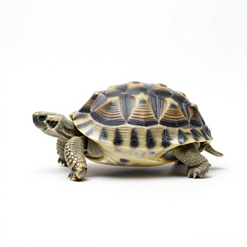 Testudo isolated on a white background