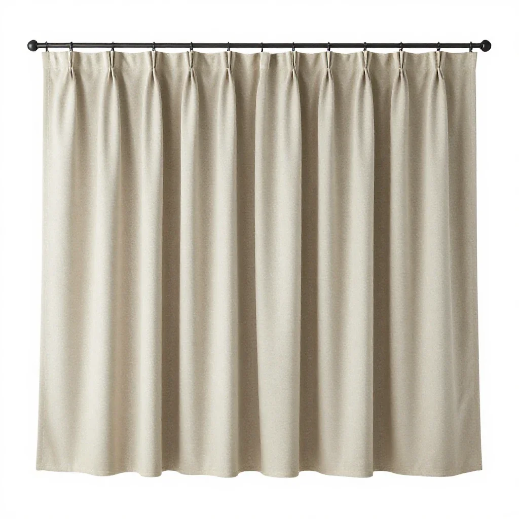 Theater curtain isolated on a white background