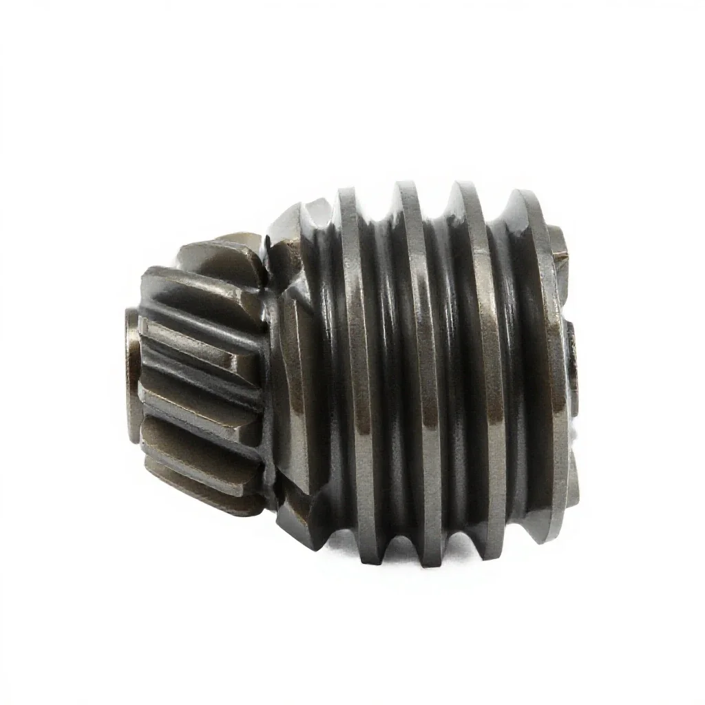 Third gear isolated on a white background