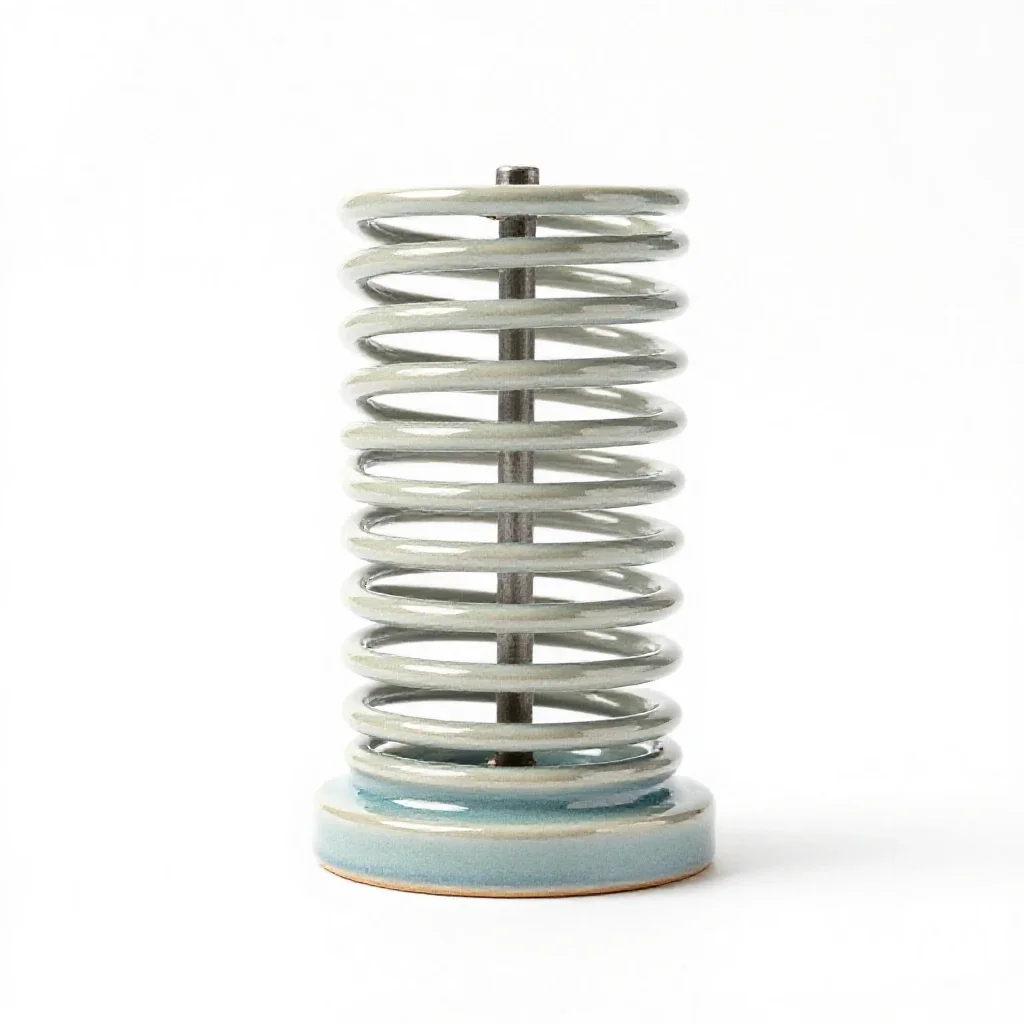 Tickler coil isolated on a white background