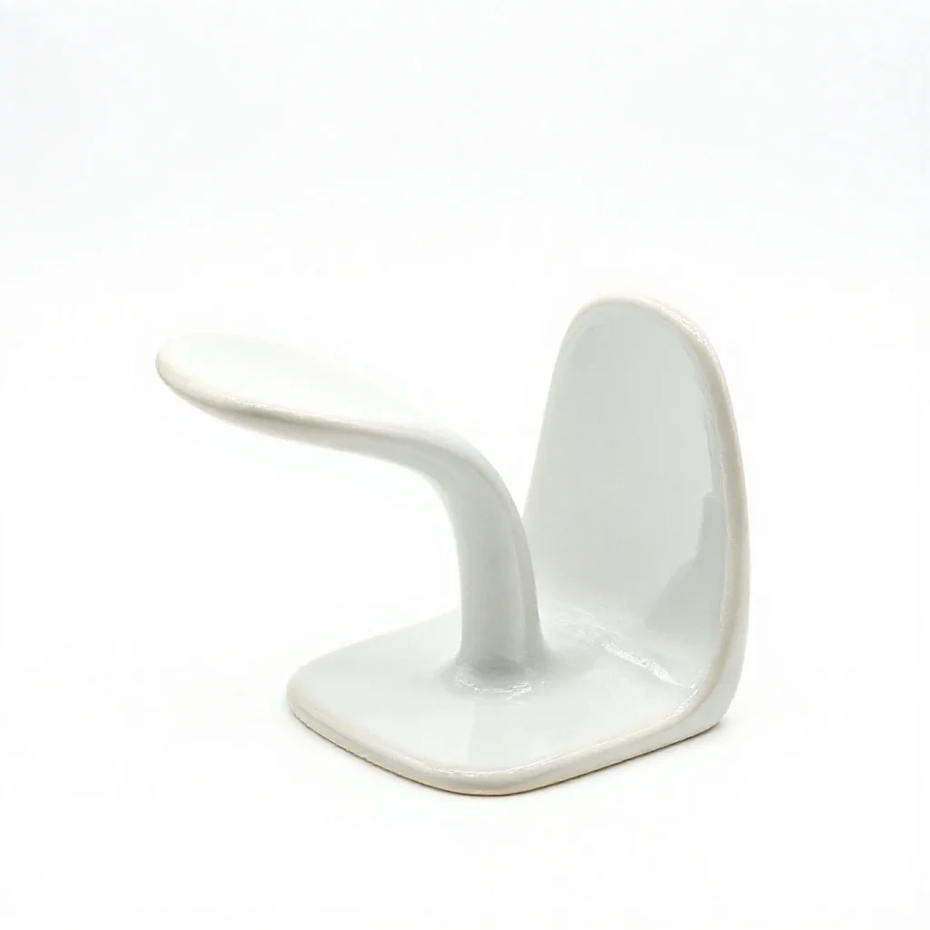 Tiller isolated on a white background