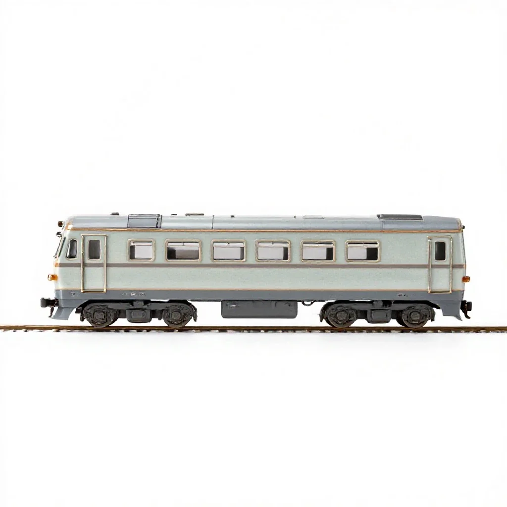 Train isolated on a white background