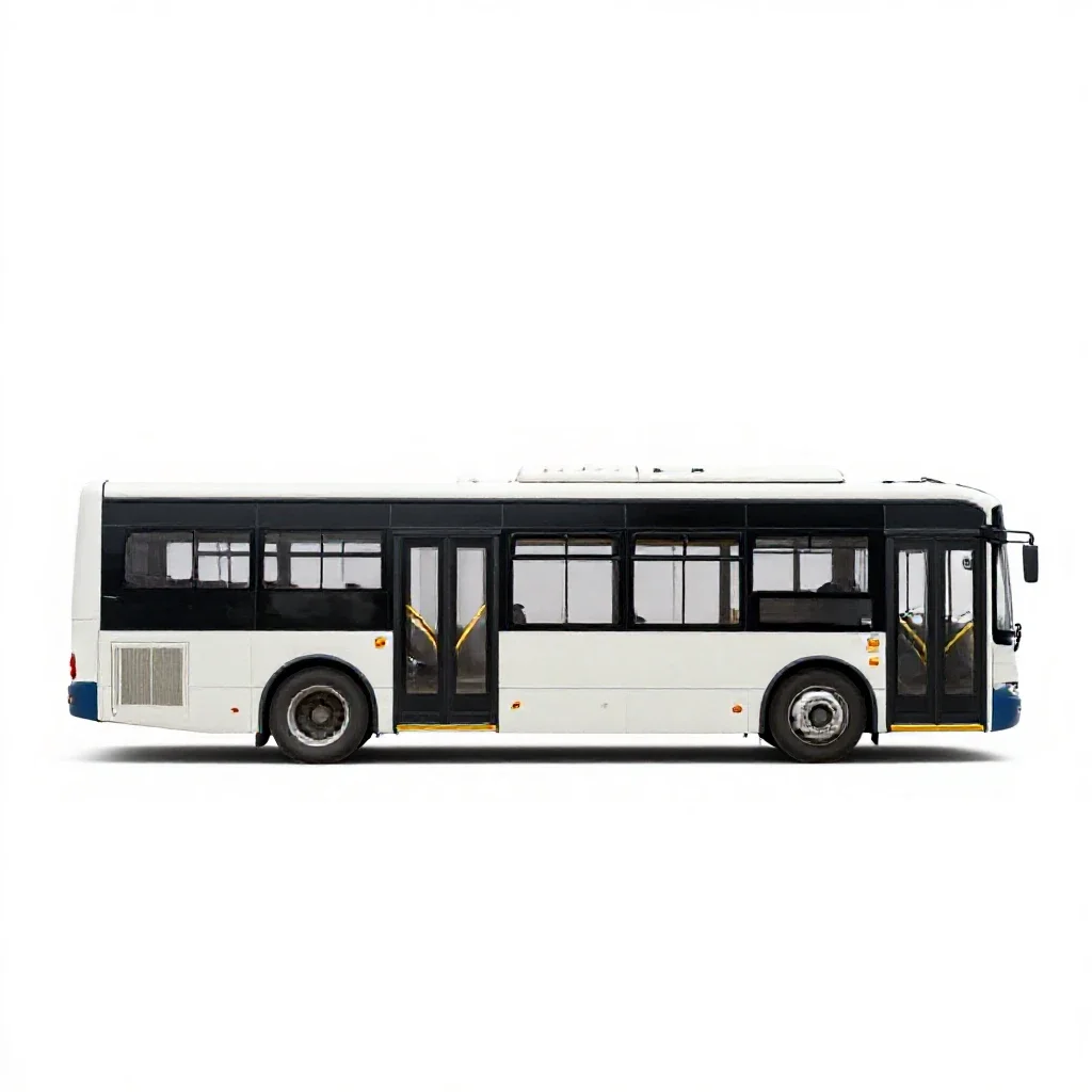 Trolleybus isolated on a white background