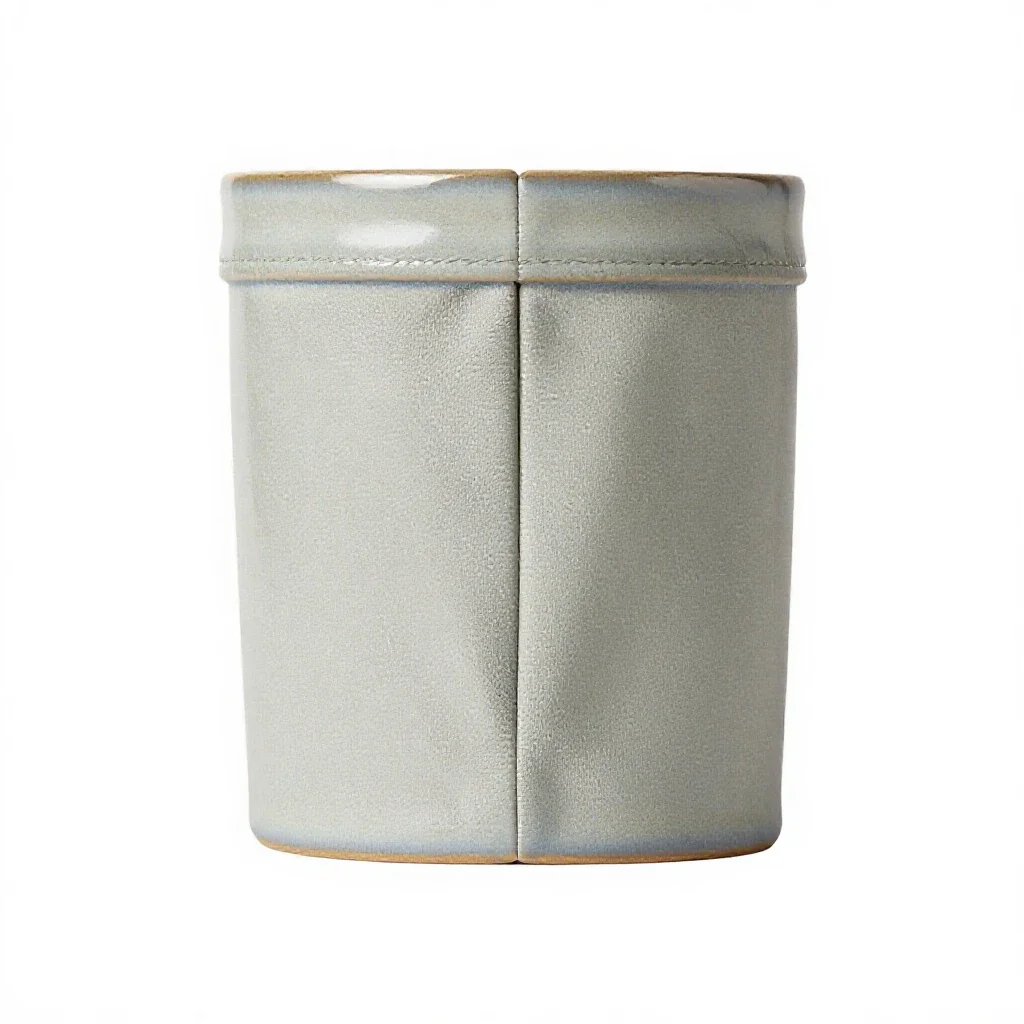 Trouser cuff isolated on a white background