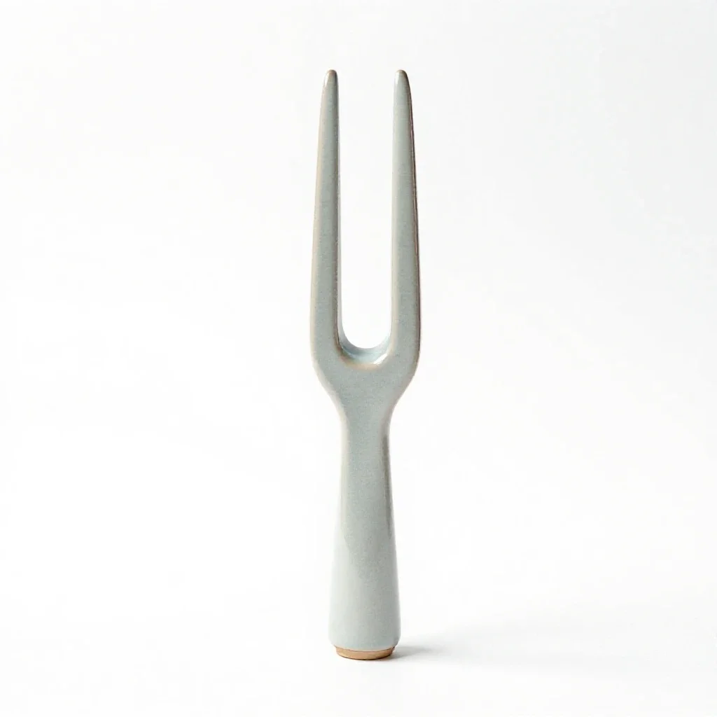 Tuning fork isolated on a white background