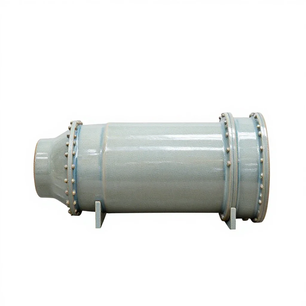 Water-cooled reactor isolated on a white background