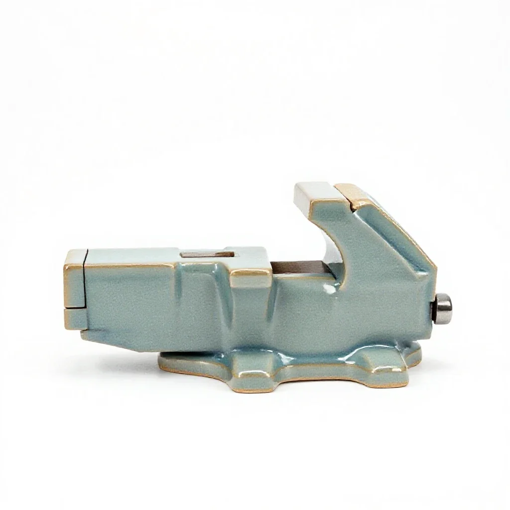 Wood vise isolated on a white background