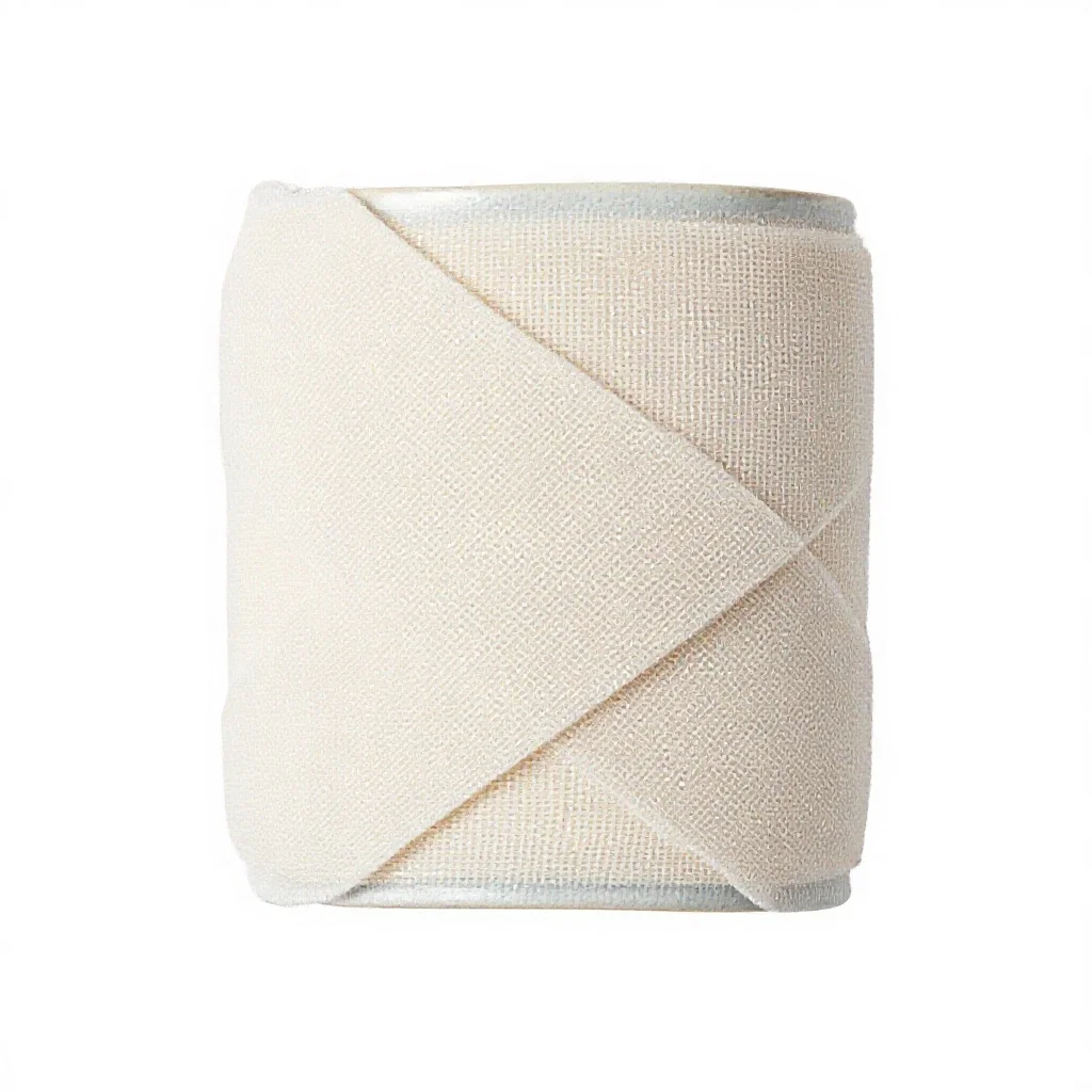 Oblique bandage isolated on a white background