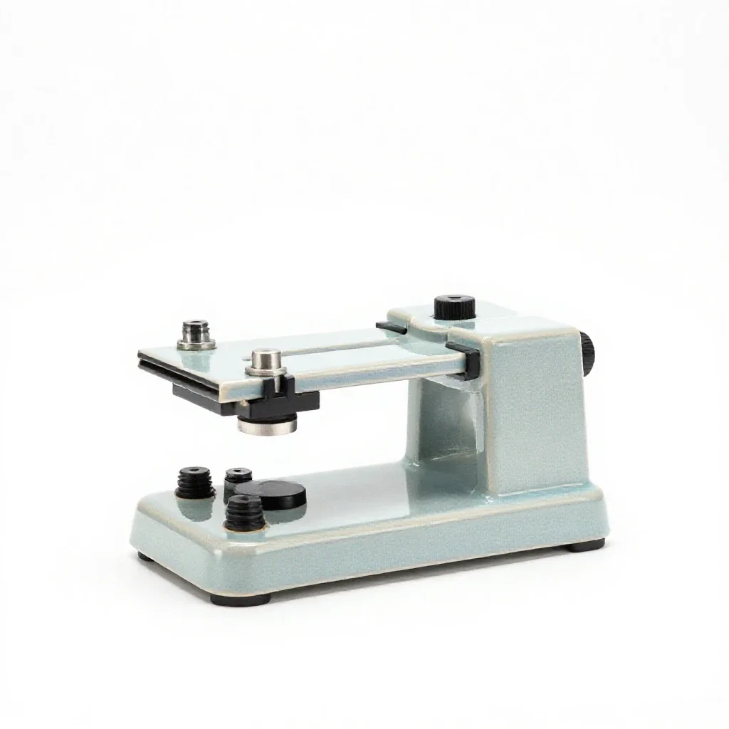 Optical bench isolated on a white background