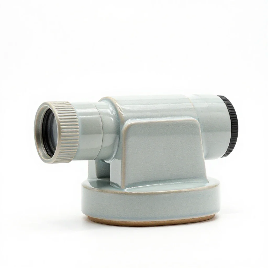 Optical instrument isolated on a white background